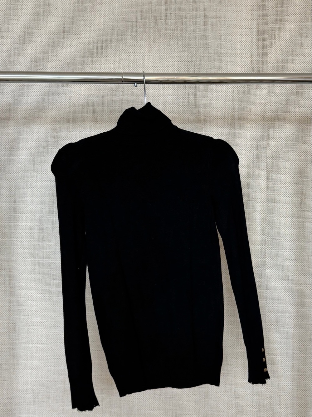 Zara Black Knit Turtleneck